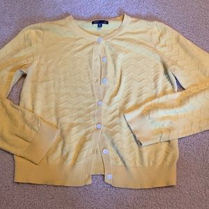 Cute gap kids yellow cardigan